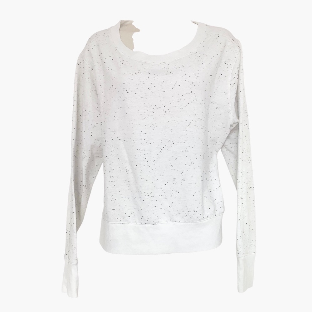 Yogasmoga Women's Pullover Crew Speckled Activewear Sweatshirt Size XL